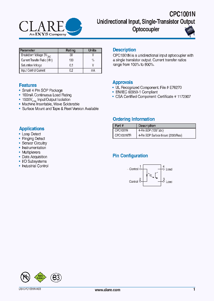 CPC1001N_4663831.PDF Datasheet