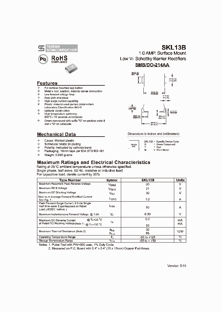 SKL13B10_4663679.PDF Datasheet