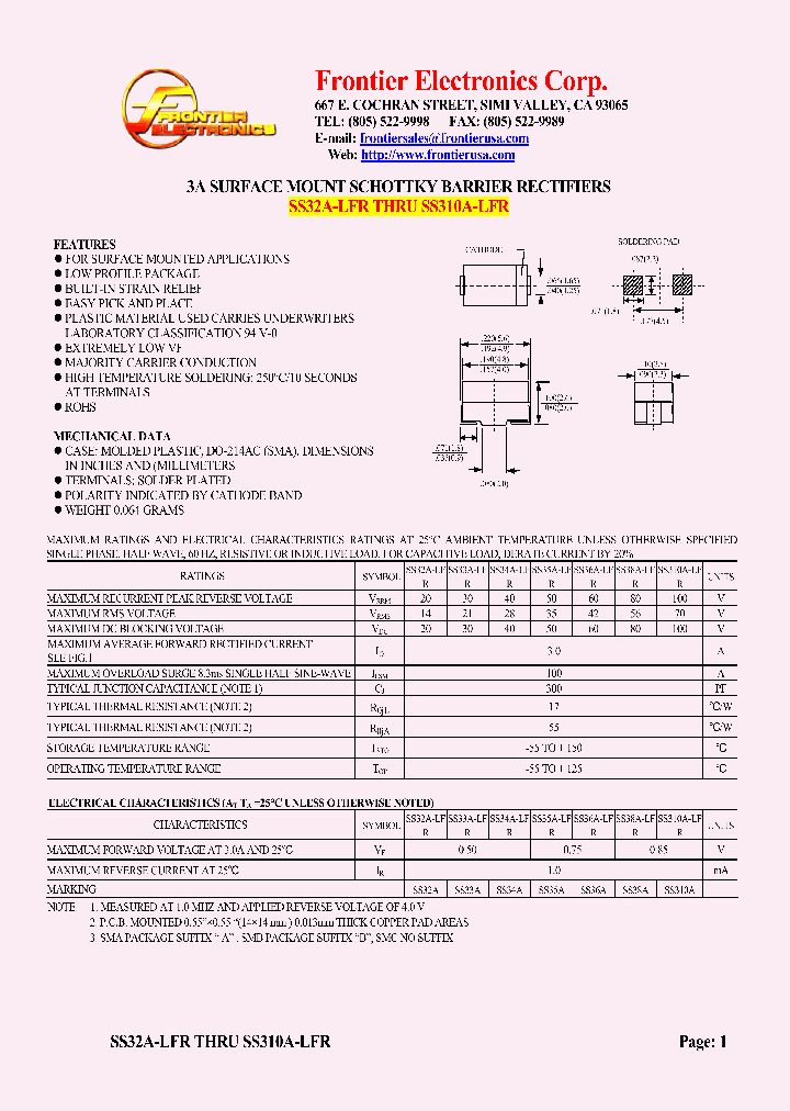 SS34A-LFR_4669693.PDF Datasheet