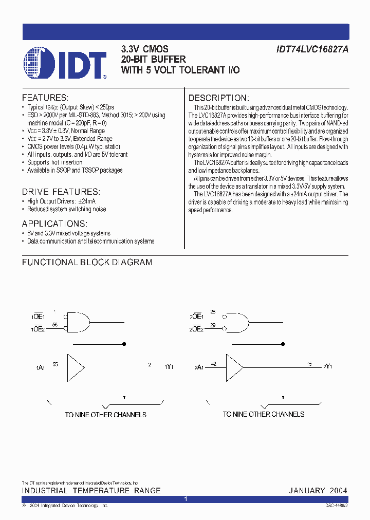 IDT74LVC16827APA_4670582.PDF Datasheet