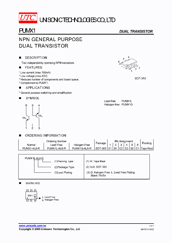 PUMX1-AL6-R_4678430.PDF Datasheet