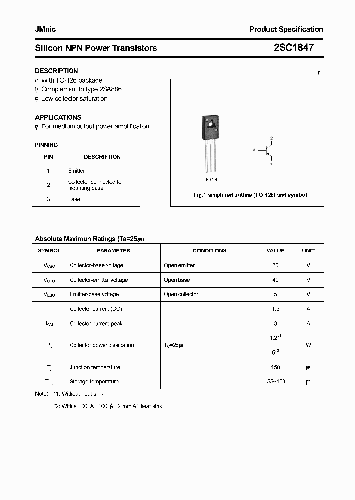 2SC1847_4684318.PDF Datasheet