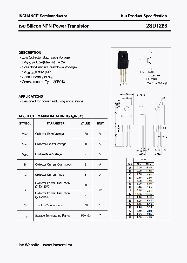 2SD1268_4684571.PDF Datasheet