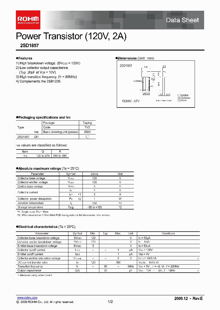 2SD1857_4687407.PDF Datasheet