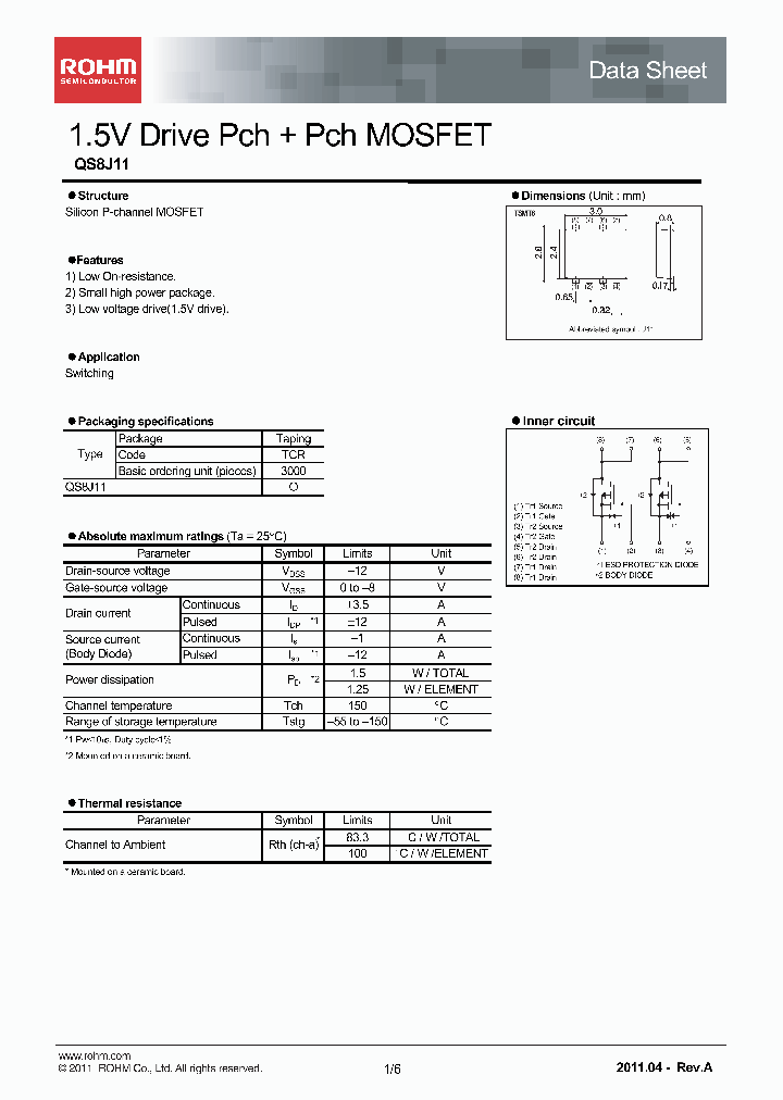 QS8J11_4687950.PDF Datasheet