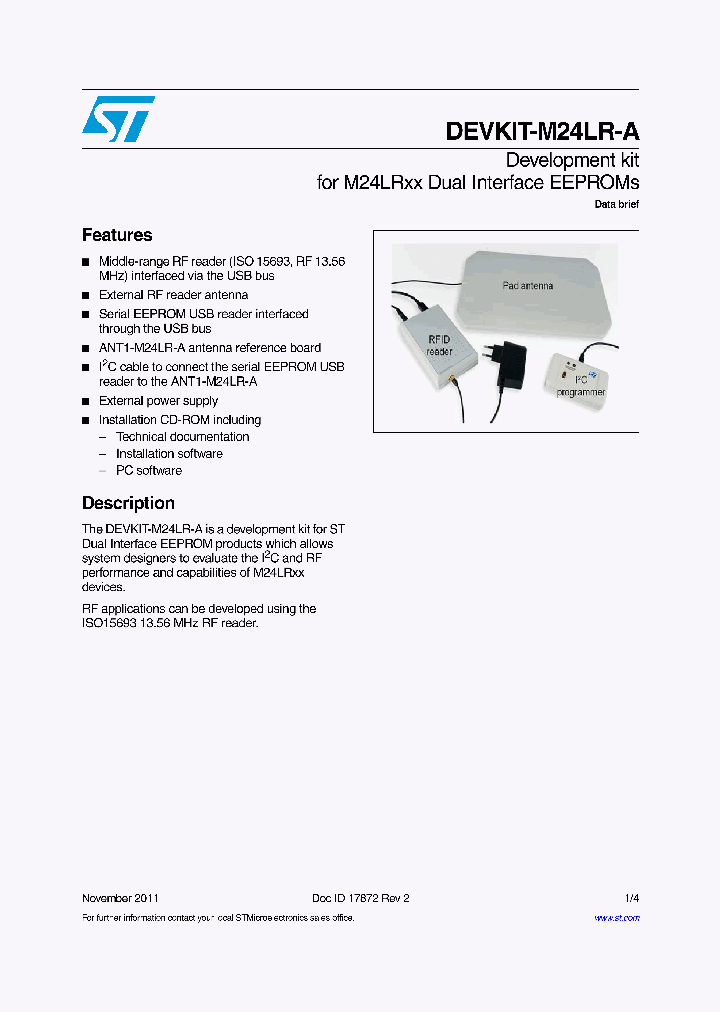 DEVKIT-M24LR-A_4694967.PDF Datasheet