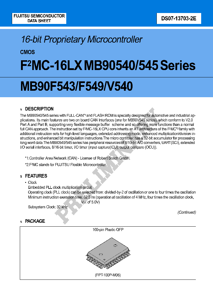 MB90F549PF_4715421.PDF Datasheet