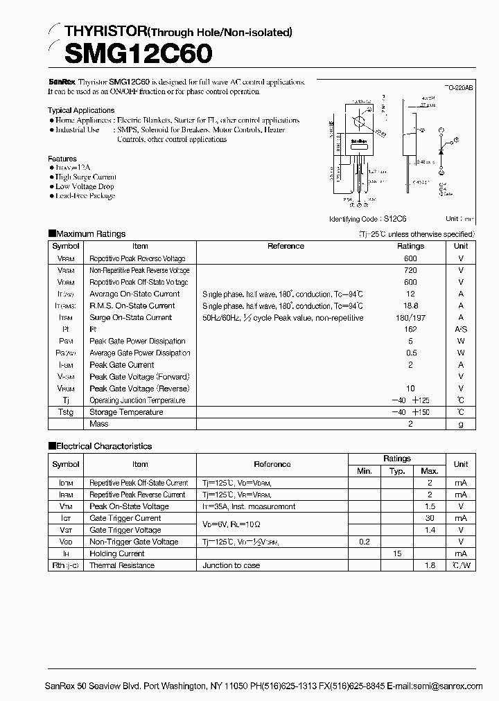 SMG12C60_4717717.PDF Datasheet