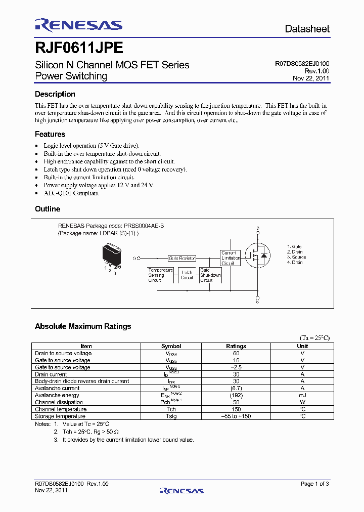 RJF0611JPE_4723646.PDF Datasheet