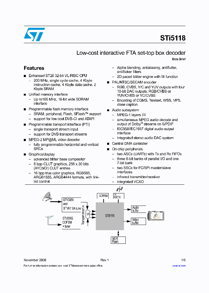 STI5118_4725516.PDF Datasheet