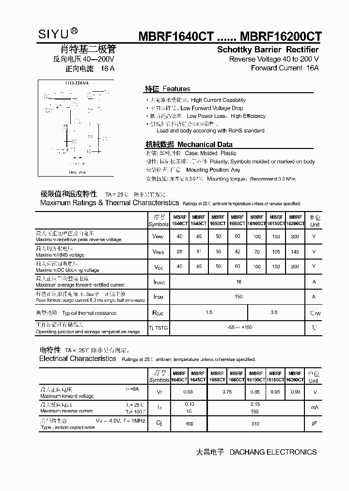 MBRF16200CT_4725545.PDF Datasheet