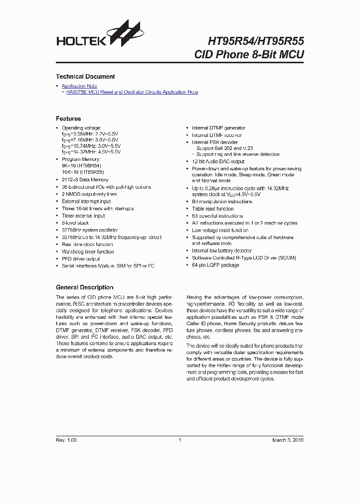 HT95R54_4727773.PDF Datasheet