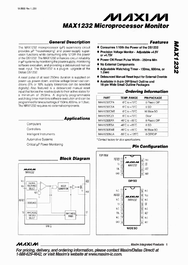 MAX1232_4730261.PDF Datasheet