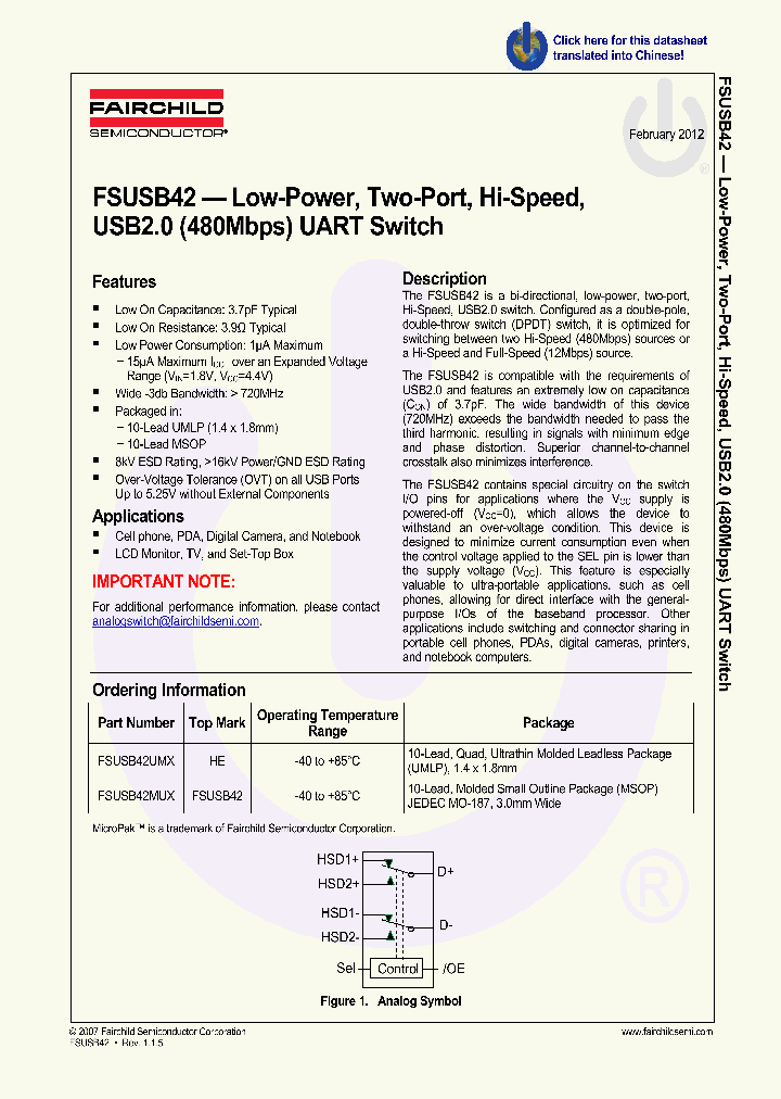 FSUSB42UMX12_4731572.PDF Datasheet