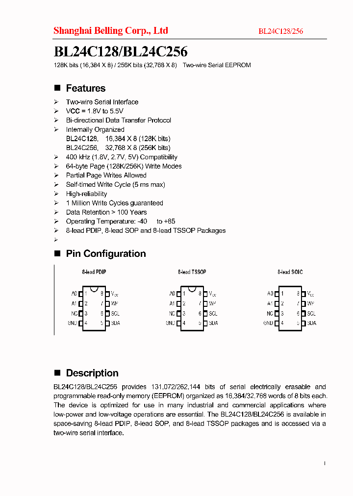 BL24C128_4739326.PDF Datasheet