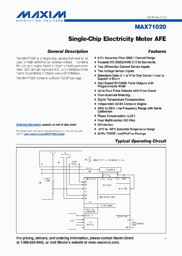 MAX71020_4740512.PDF Datasheet