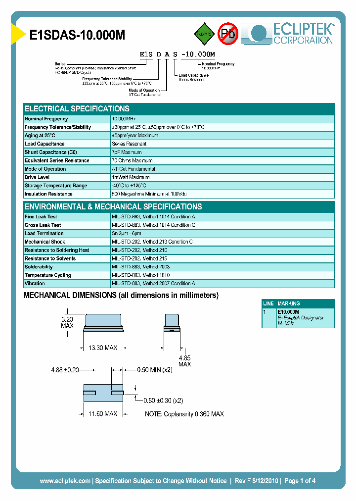 E1SDAS-10000M_4750232.PDF Datasheet