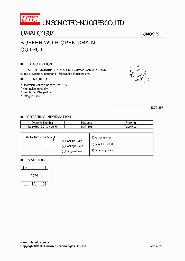 U74AHC1G07G-AL5-R_4752712.PDF Datasheet