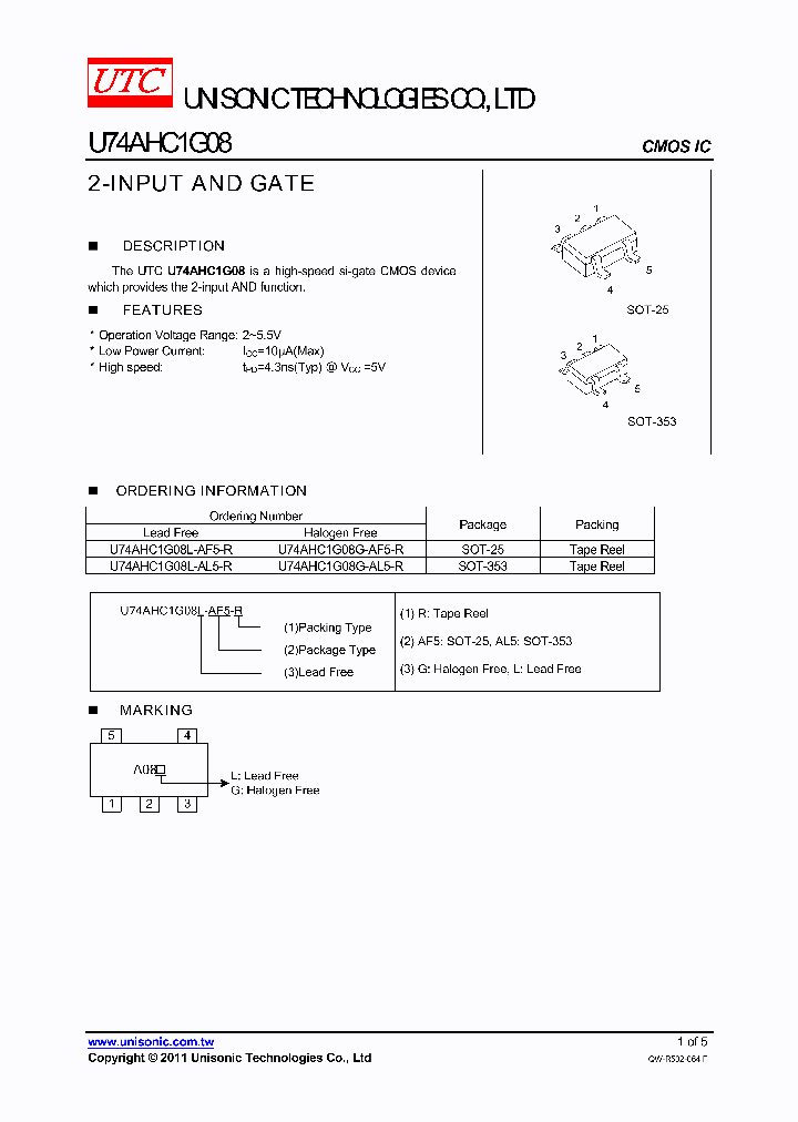 U74AHC1G08G-AL5-R_4752713.PDF Datasheet