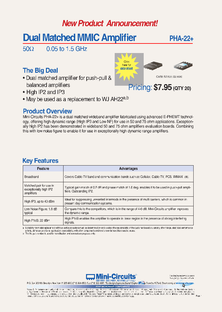 PHA-22_4764122.PDF Datasheet