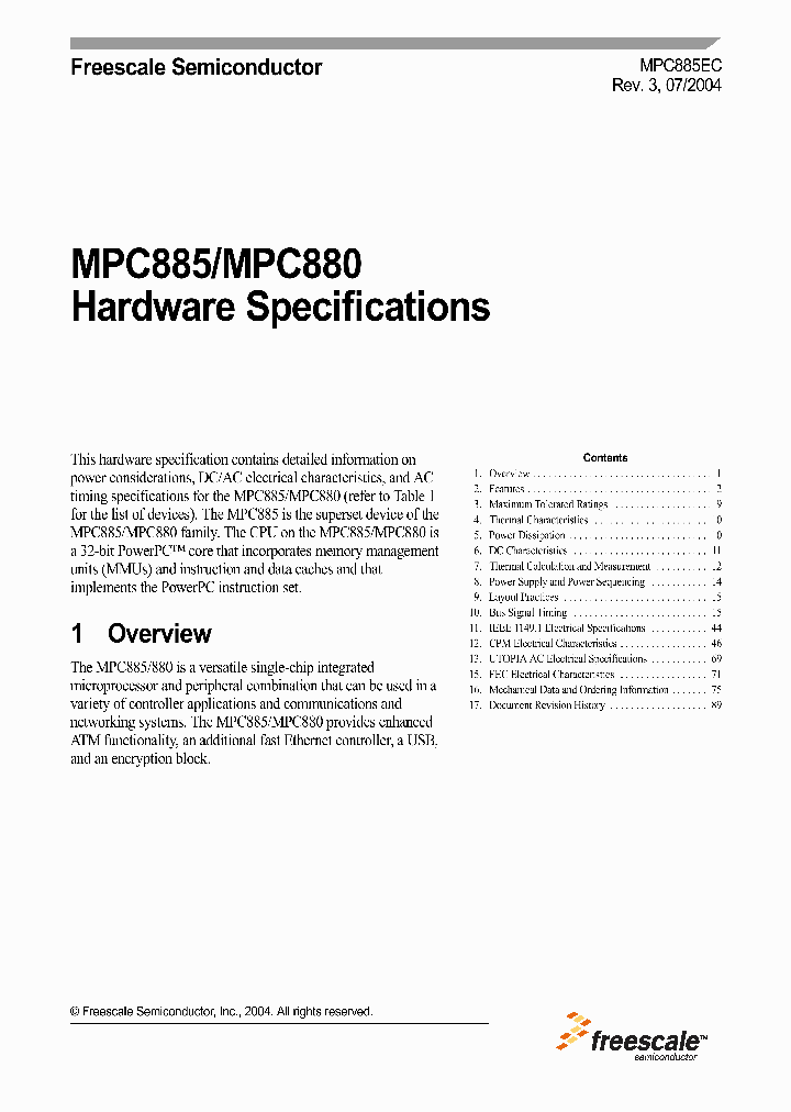 KMPC885_4774270.PDF Datasheet