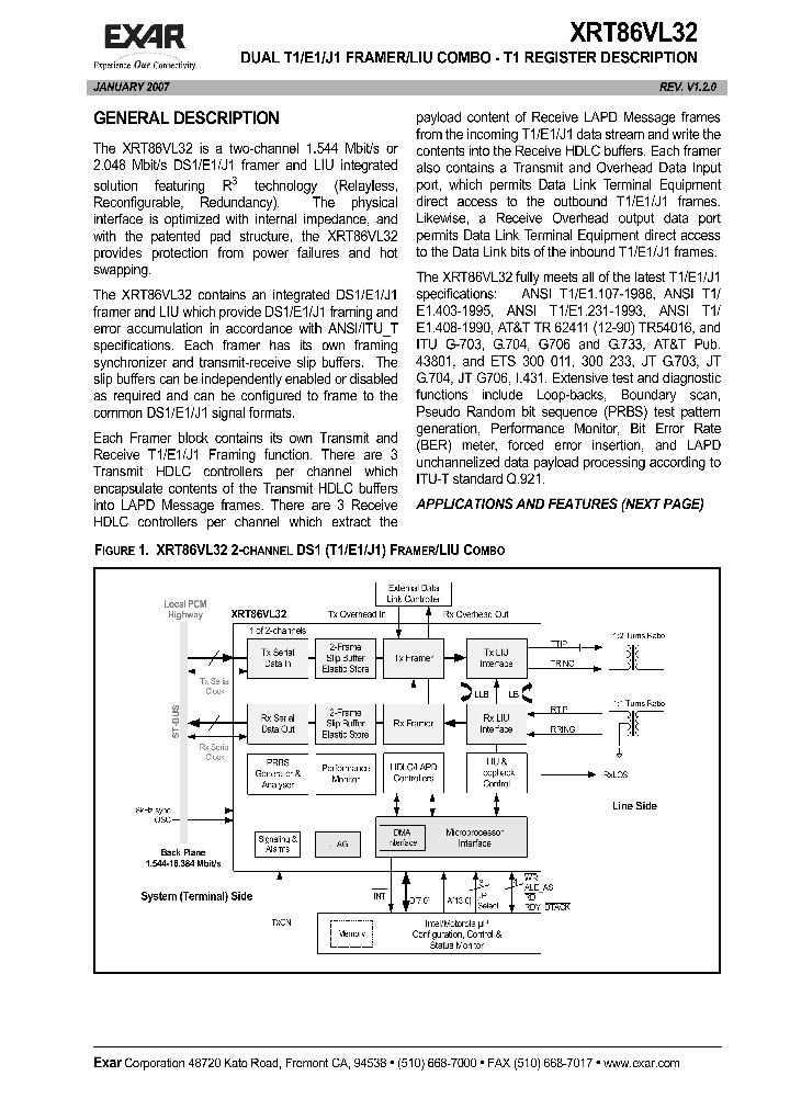 XRT86VL322_4773894.PDF Datasheet