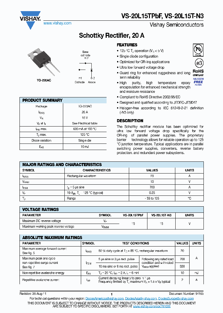 20L15TPBF12_4782840.PDF Datasheet