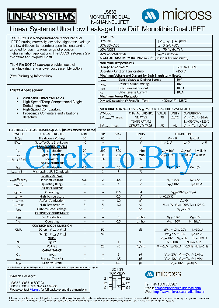 LS833SOT-23_4782934.PDF Datasheet