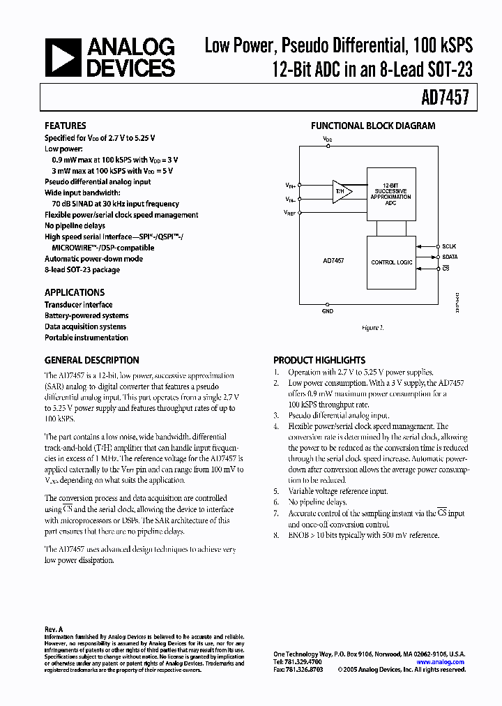 AD7457BRTZ-REEL7_4786625.PDF Datasheet