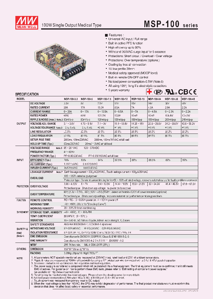 MSP-100_4810692.PDF Datasheet