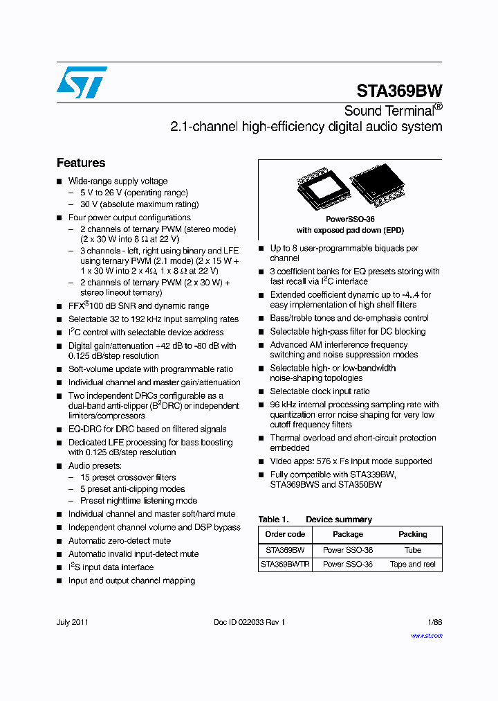 STA369BW_4813124.PDF Datasheet