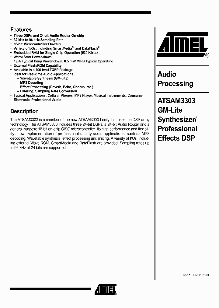 ATSAM3303_4824170.PDF Datasheet