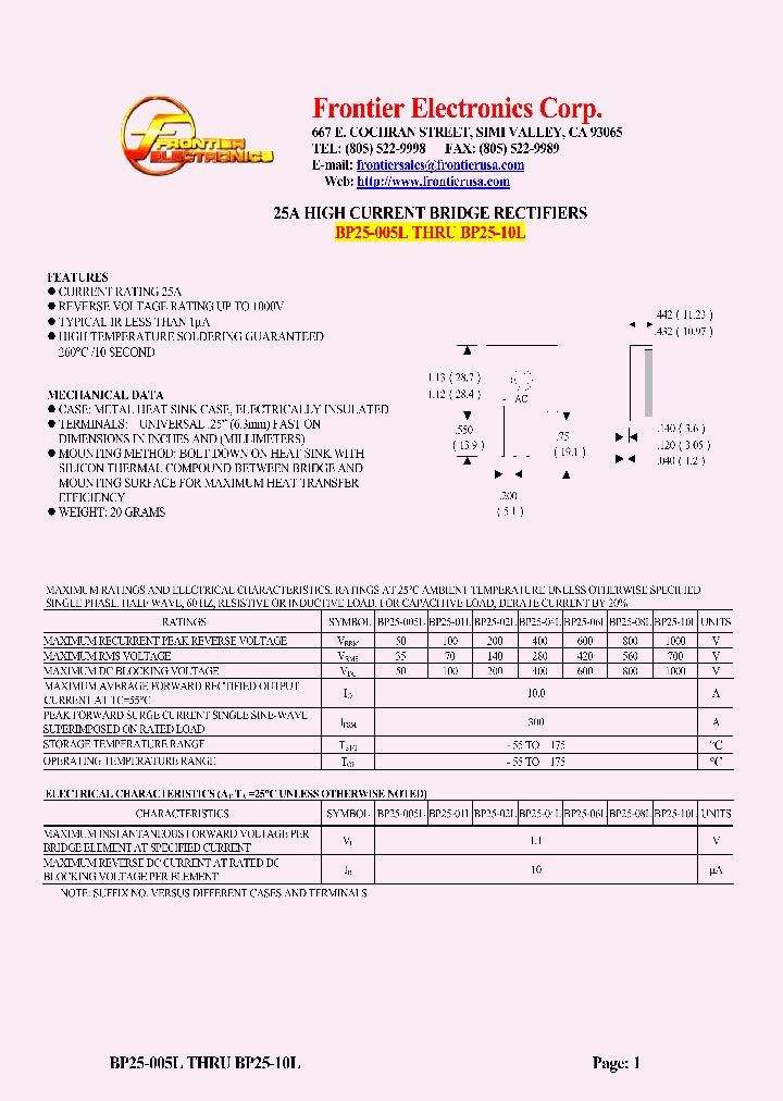 BP25-005L_4825503.PDF Datasheet