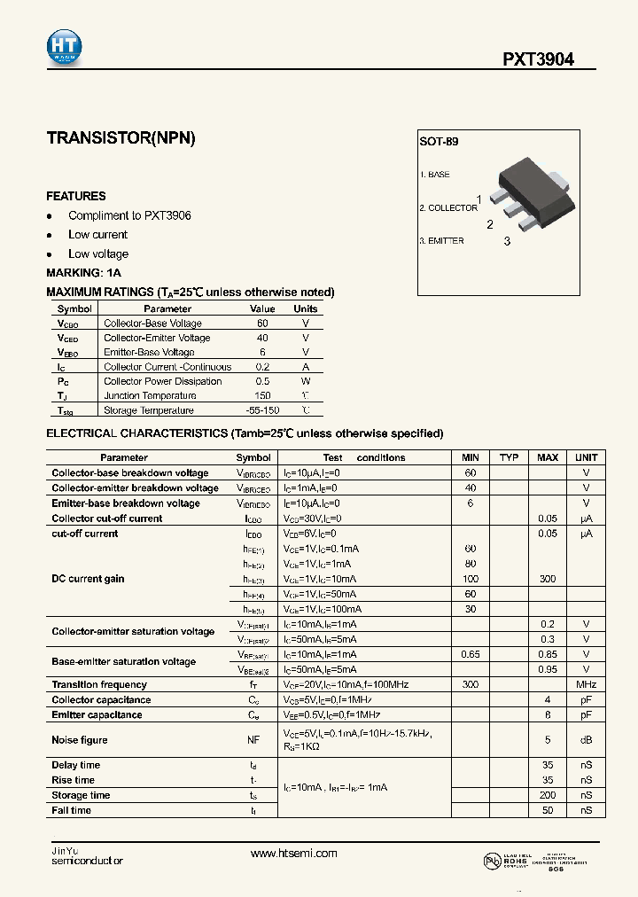 PXT3904_4830371.PDF Datasheet