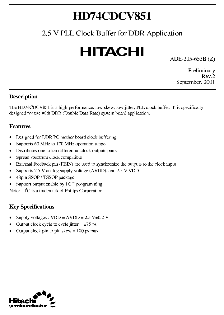 HD74CDCV851_4834173.PDF Datasheet