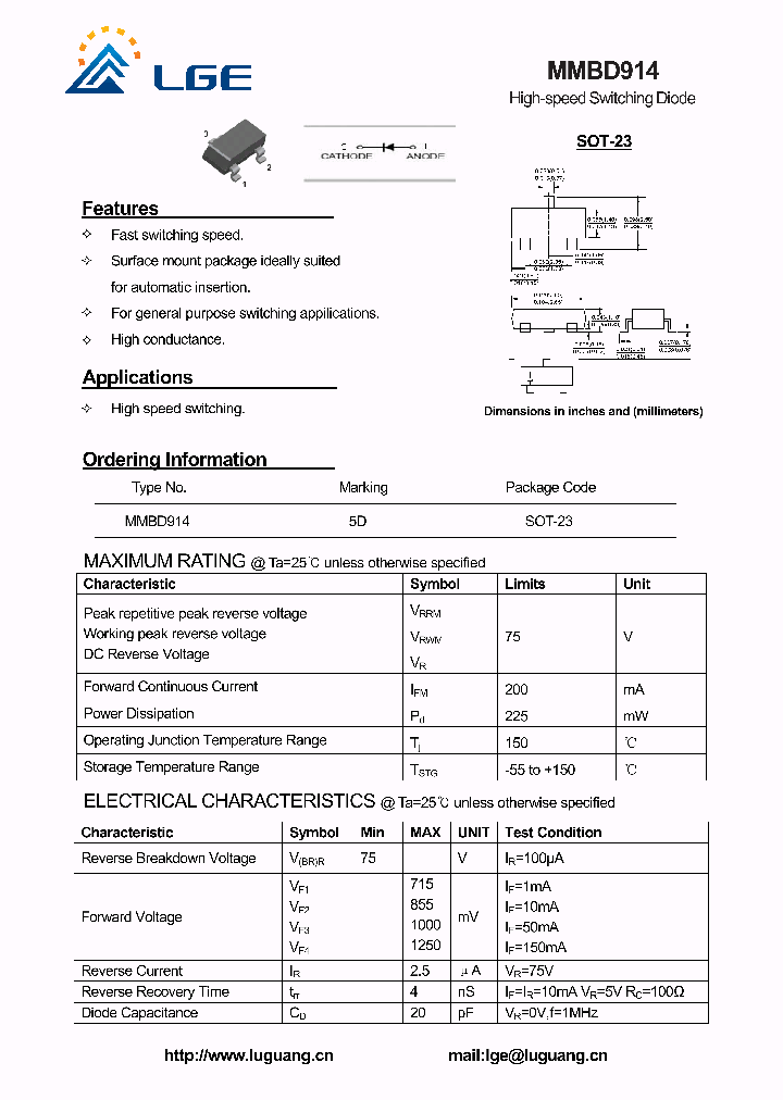 MMBD914_4839277.PDF Datasheet