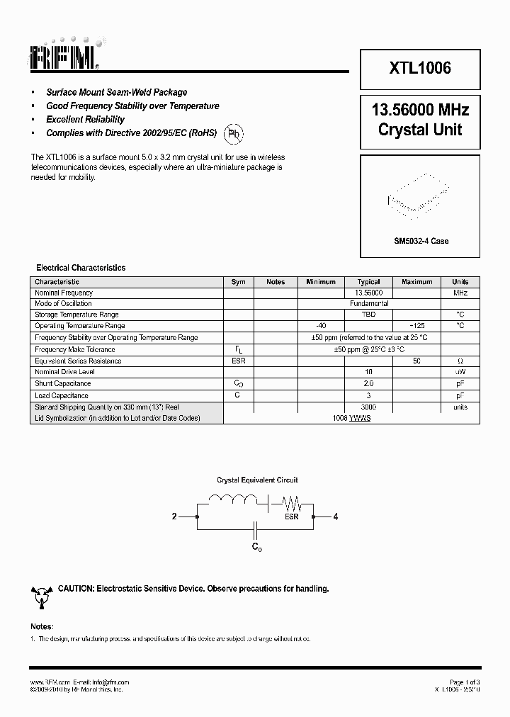 XTL1006_4860331.PDF Datasheet