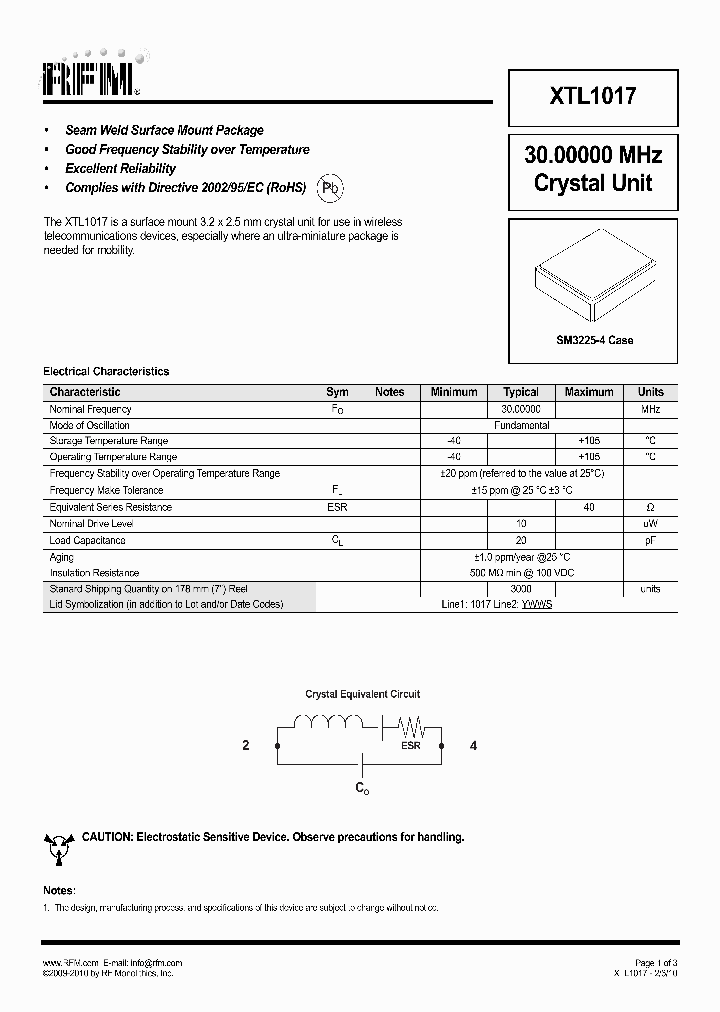 XTL1017_4860341.PDF Datasheet