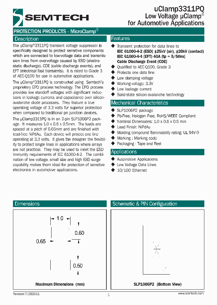 UCLAMP3311PQTCT_4864002.PDF Datasheet