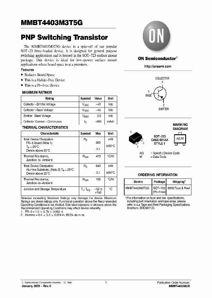 MMBT4403M3T5G_4876716.PDF Datasheet