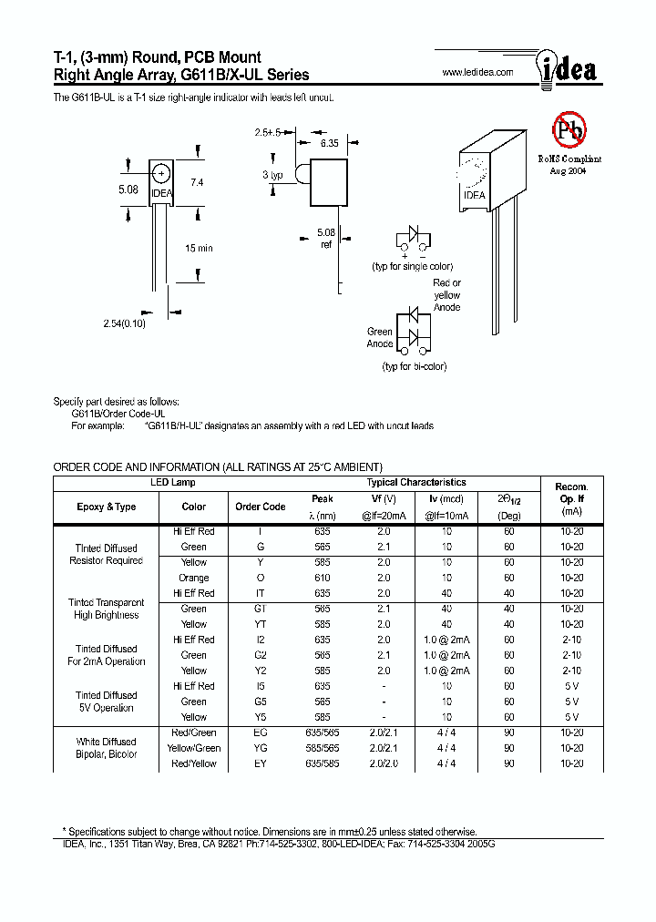 G611BX-UL_4880267.PDF Datasheet