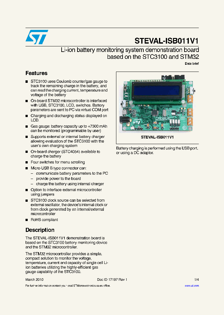 STEVAL-ISB011V1_4883778.PDF Datasheet