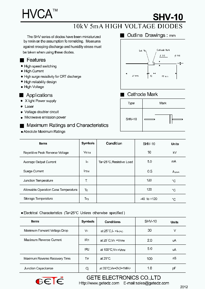 SHV-10_4883980.PDF Datasheet