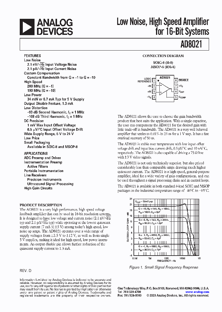 AD8021ARM-REEL_4898133.PDF Datasheet