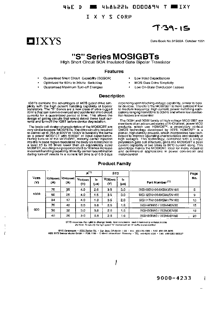 IXSH35N100_4900861.PDF Datasheet