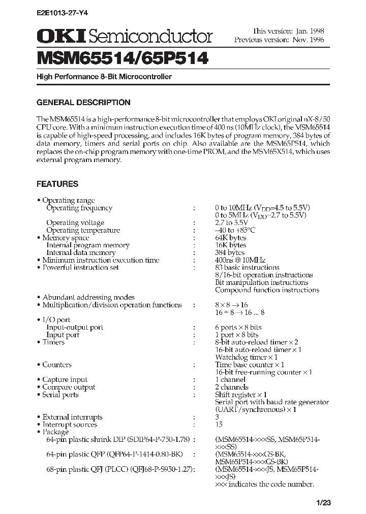 MSM65P514_4916642.PDF Datasheet