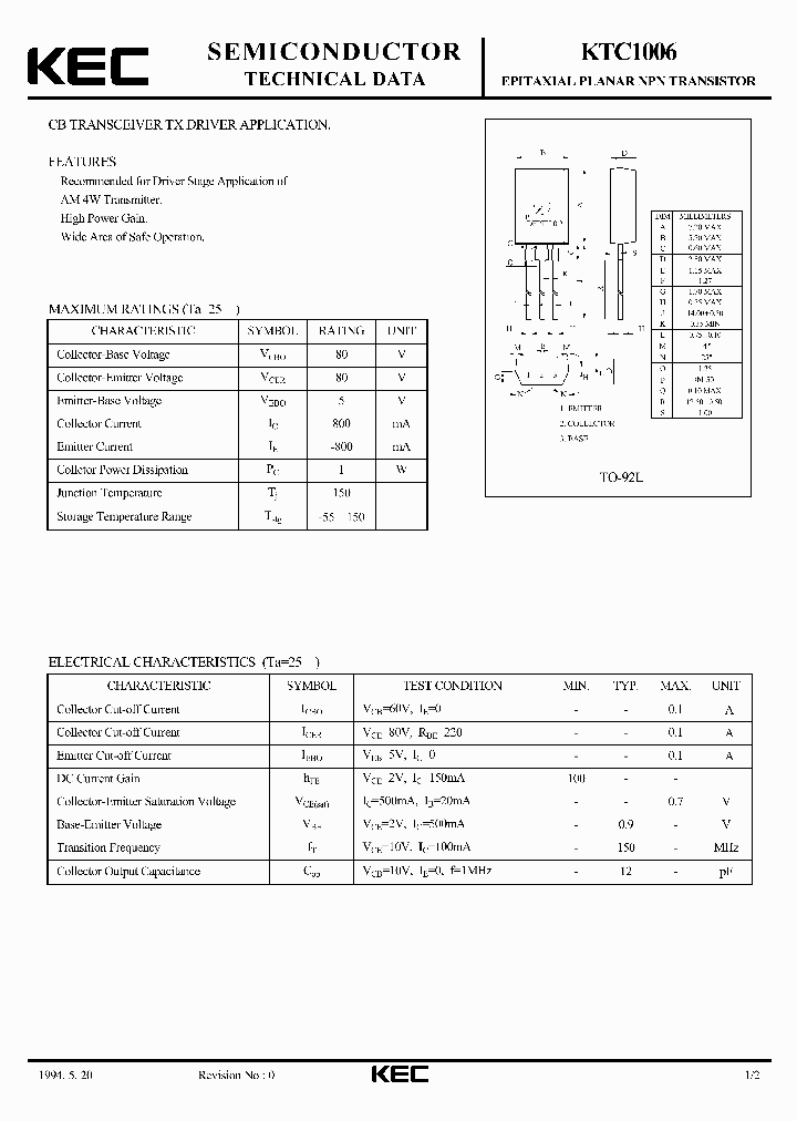 KTC1006_4943946.PDF Datasheet