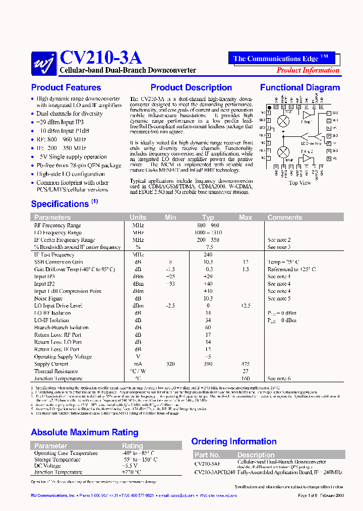 CV210-3AF_4951025.PDF Datasheet