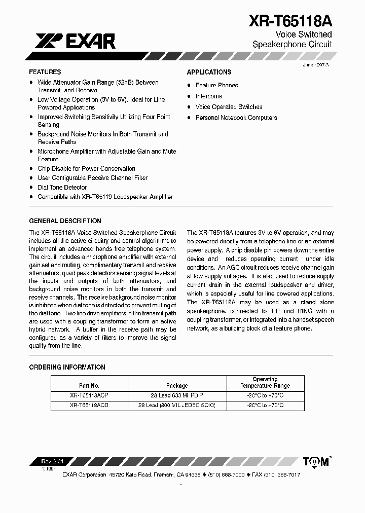 XR-T65118A_4970552.PDF Datasheet