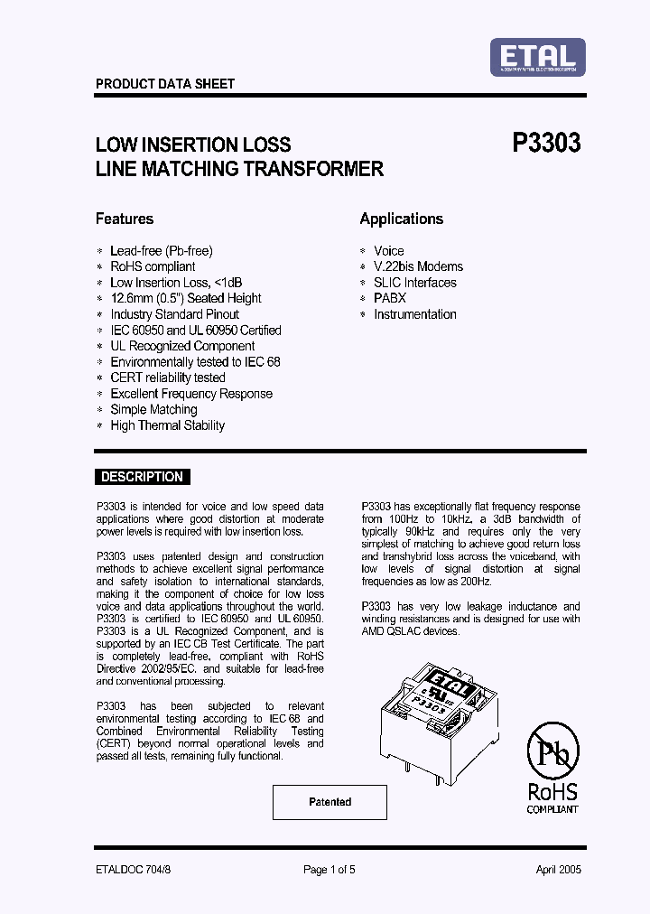 P3303_4971308.PDF Datasheet